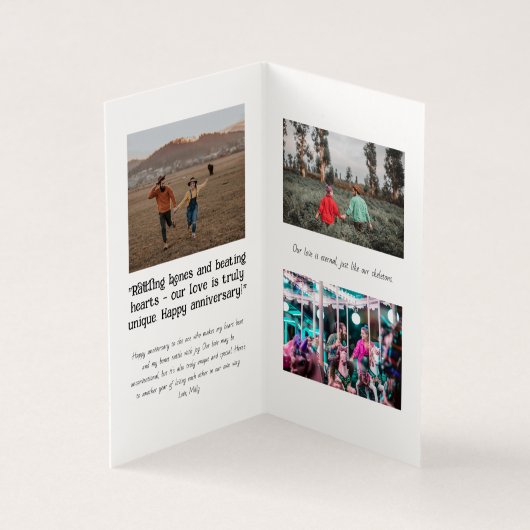 Funny Love Skeleton Anniversaire Card (Inside)