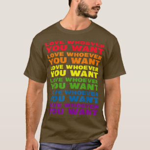 Funny Love, wie lesbische homo pride-maand apparel T-shirt
