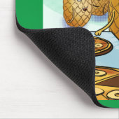 Funny LTCartoons Pineapple Pizza Comic Muismat (Hoek)