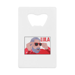 Funny Lula Meme with Sunglasses Kredietkaart Flessenopener