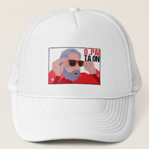 Funny Lula Meme with Sunglasses Trucker Pet