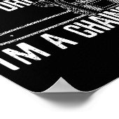 Funny Lumberjack I Don't Snore I Dream I'm A Chain Poster (Hoek)