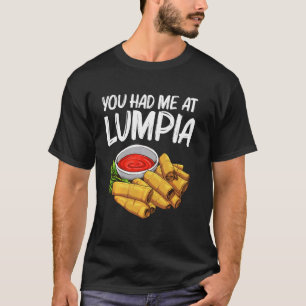 Funny Lumpia voor mannen Pinoy Filipino Food T-shirt