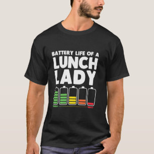 Funny Lunch Lady voor mannen Cafeteria Lunch Mon T-shirt