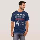 Funny Lutte TShirt Lutte Coach Sports T (Devant entier)