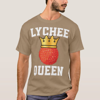 Funny Lychee Queen Outfit for Girl and Woman Premi T-shirt