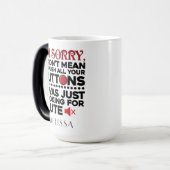 Funny Ma Birthday Personalized Gag Magische Mok (Voorkant links)