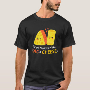 Funny Mac and Cheese Love Food Cute Veggie Cheese T-shirt