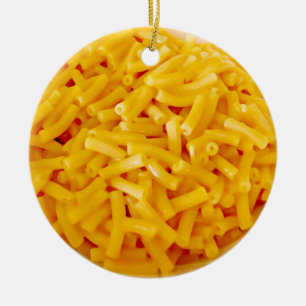 Funny Mac en Cheese Gag Gift Food Kerstmis Keramisch Ornament