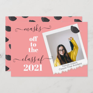 Funny Maches off Graduation photo Invitation