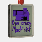 Funny Machinist Metalen Ornament (Rechts)