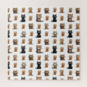 Funny Mad Angry Cats Schattige Legpuzzel (Verticaal)