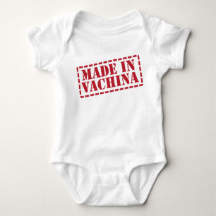 Funny "Made in Vachina" Baby Creeper Romper