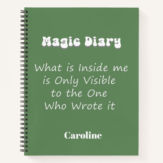 Funny Magic Diary Notitieboek (Voorkant)