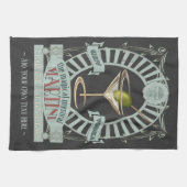 Funny Magical Martini Cocktail Personalized Kitche Theedoek (Horizontaal)