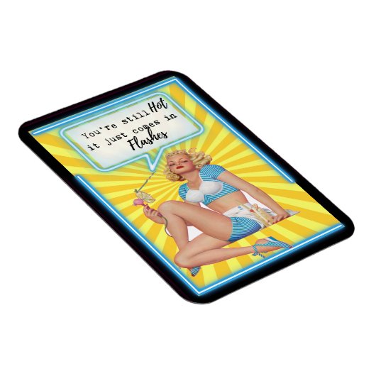 Funny Magnet Best Friend Gift "Hot" (Côté Droit)