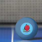 Funny magnificous frigate bird cartoon pingpongballen (Net)