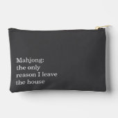 Funny Mahjong Introvert Relatable Saying Humor Etui (Achterkant)