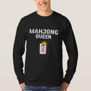 Funny Mahjong Queen Mahjong T-shirt