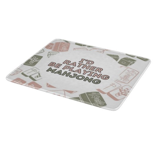 Funny Mahjong Snijplank (Hoek)