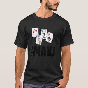 Funny Mahjong T-shirt Women Game