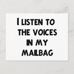 Funny Mail Carrier T-shirts en geschenken Briefkaart