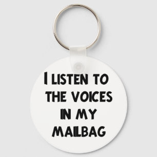 Funny Mail Carrier T-shirts en geschenken Sleutelhanger