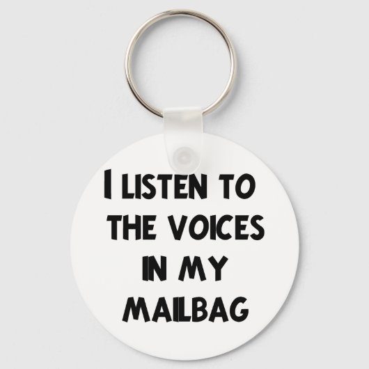 Funny Mail Carrier T-shirts en geschenken Sleutelhanger (Voorkant)