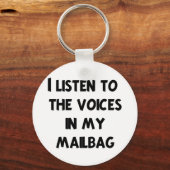 Funny Mail Carrier T-shirts en geschenken Sleutelhanger (Voorkant)