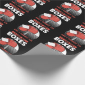 Funny Mailman Postal Worker Mail Carrier Cadeaupapier (Hoek)