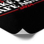 Funny Make Pets Safe Again 2024  Poster (Hoek)