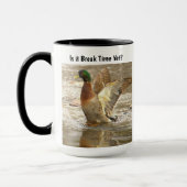 Funny Mallard Duck Mug (Gauche)