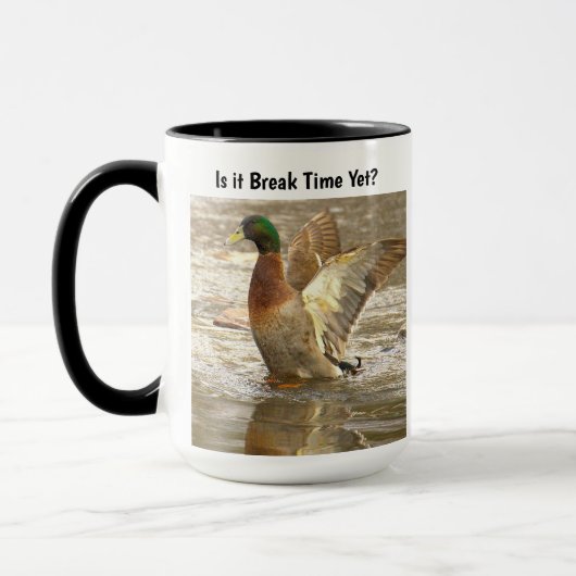 Funny Mallard Duck Mug (Gauche)
