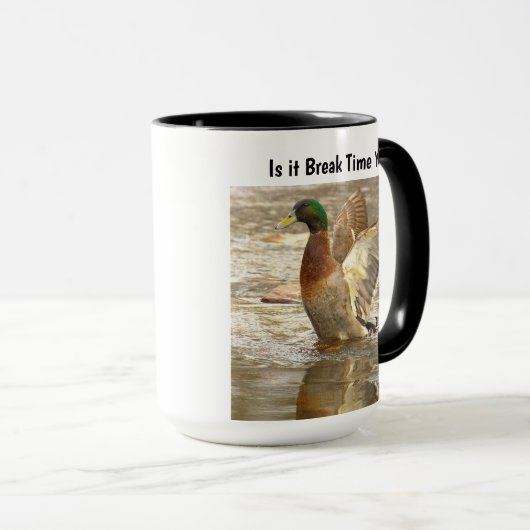 Funny Mallard Duck Mug (Devant droit)