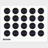 Funny Mallet Ronde Sticker (Vel)