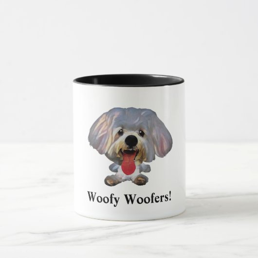 Funny Maltese Dog Mok (Midden)