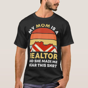 Funny Mam is een realtor-reëel-agent Mot T-shirt