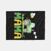 Funny Mama Birthday Boy Tractor Farm Truck Matchin Fleece Deken (Voorkant (Horizontaal))