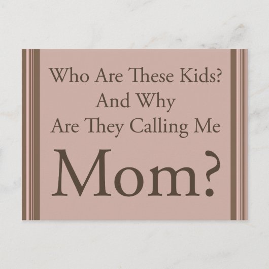 Funny mama briefkaart (Voorkant)