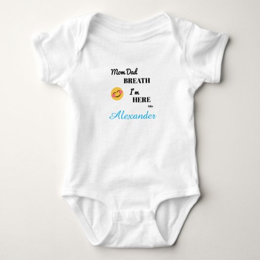 Funny mama Dad Breath Romper (Voorkant)