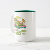 Funny Mama Saurus Rex Coffee Mok voor mam (Voorkant links)