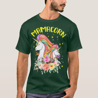 Funny Mamacorn Mama Unicorn Lovers Moederdag T-shirt