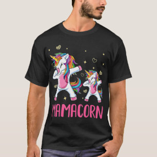 Funny Mamacorn Unicorn Costume Mam Moederdag T-shirt