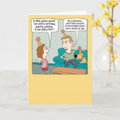 Funny Mam's Pillow Fort Birthday Kaart (Gele Bloem)