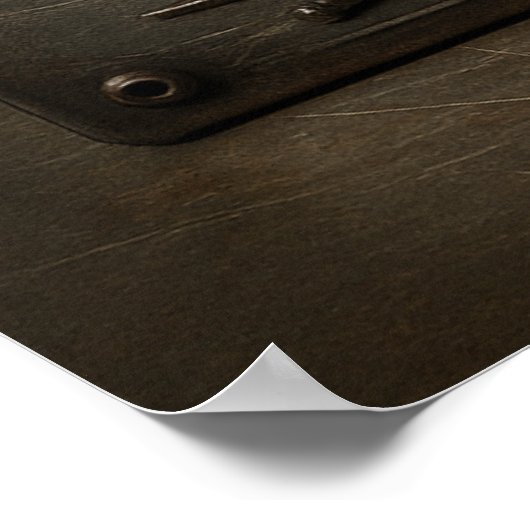 Funny Man Cave Duct Tape Fix It Poster Wall Art (Hoek)