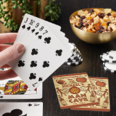 Funny Man Cave met Jouw naam Custom Pokerkaarten (Insitu)