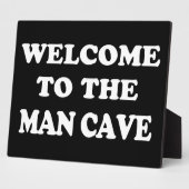 Funny Man Cave Welcome Plaque Fotoplaat (Zijkant)