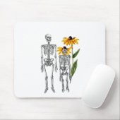Funny Man Chimpansee Skeleton Black Eyed Susan Muismat (Met muis)