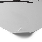 Funny Man grot Startbalk Poster (Hoek)