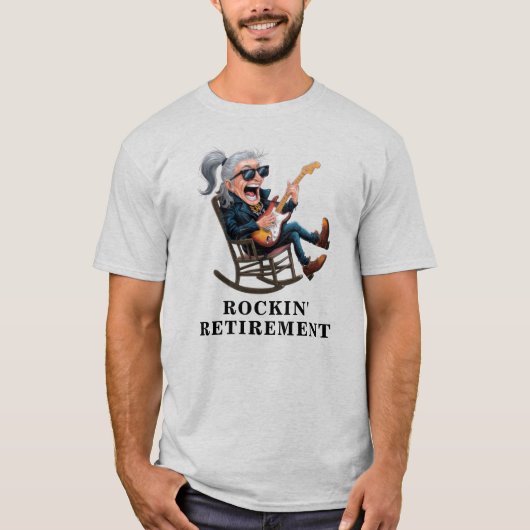 Funny Man Retirement T-shirt (Voorkant)